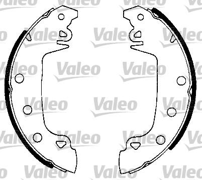 Valeo 562016 - Комплект спирачна челюст vvparts.bg