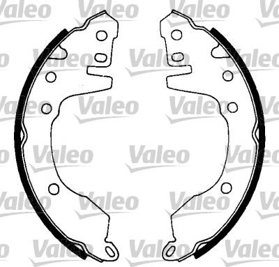 Valeo 562748 - Комплект спирачна челюст vvparts.bg