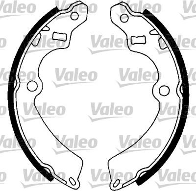 Valeo 562747 - Комплект спирачна челюст vvparts.bg