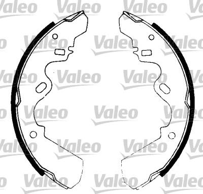 Valeo 562700 - Комплект спирачна челюст vvparts.bg