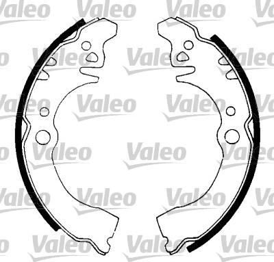 Valeo 562714 - Комплект спирачна челюст vvparts.bg