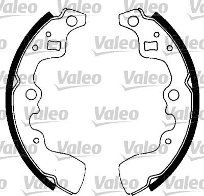 Valeo 562713 - Комплект спирачна челюст vvparts.bg