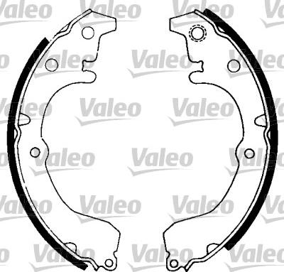 Valeo 562712 - Комплект спирачна челюст vvparts.bg