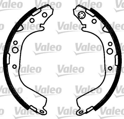 Valeo 562723 - Комплект спирачна челюст vvparts.bg