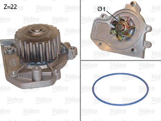 Valeo 506943 - Водна помпа vvparts.bg