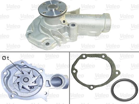 Valeo 506956 - Водна помпа vvparts.bg