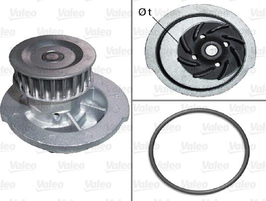 Valeo 506953 - Водна помпа vvparts.bg