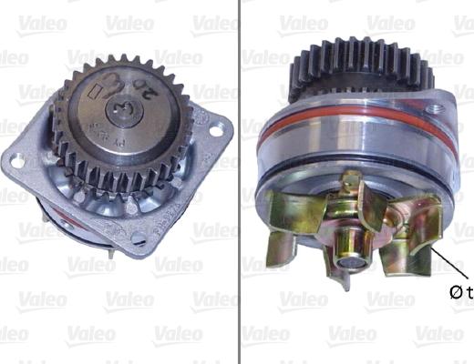 Valeo 506924 - Водна помпа vvparts.bg