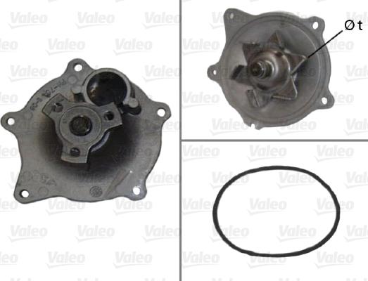 Valeo 506454 - Водна помпа vvparts.bg