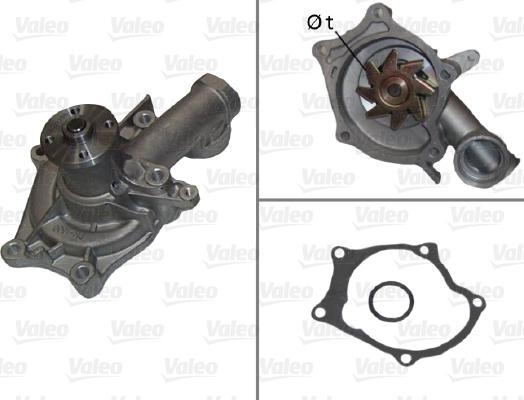 Valeo 506407 - Водна помпа vvparts.bg