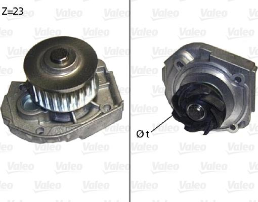 Valeo 506598 - Водна помпа vvparts.bg