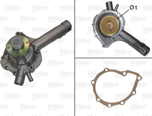 Valeo 506592 - Водна помпа vvparts.bg