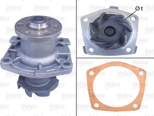 Valeo 506508 - Водна помпа vvparts.bg