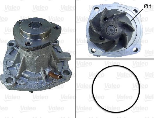 Valeo 506589 - Водна помпа vvparts.bg