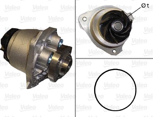 Valeo 506587 - Водна помпа vvparts.bg