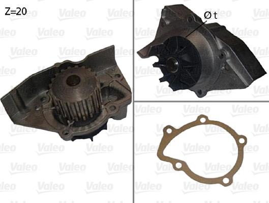 Valeo 506530 - Водна помпа vvparts.bg