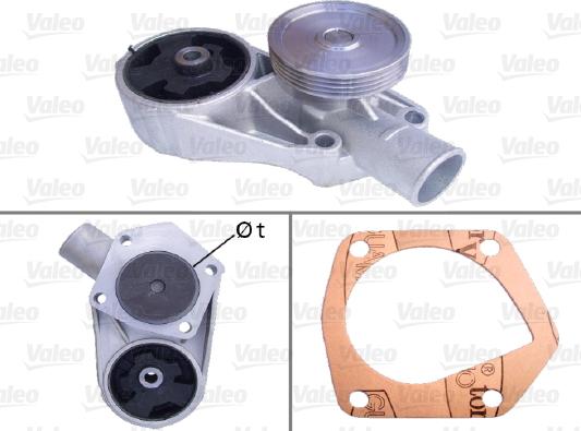 Valeo 506522 - Водна помпа vvparts.bg