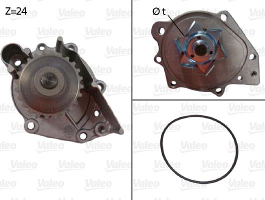 Valeo 506696 - Водна помпа vvparts.bg