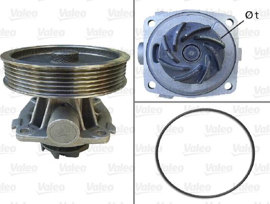 Valeo 506669 - Водна помпа vvparts.bg