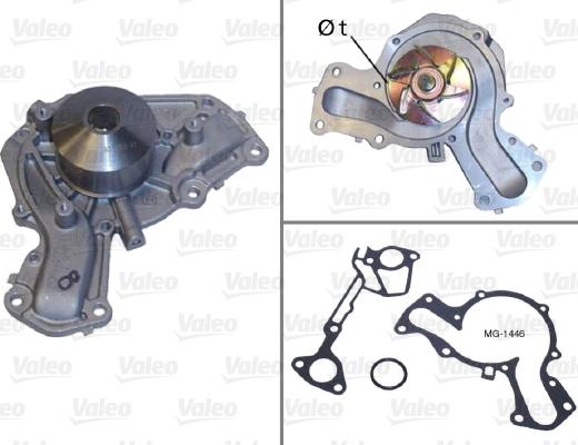 Valeo 506633 - Водна помпа vvparts.bg