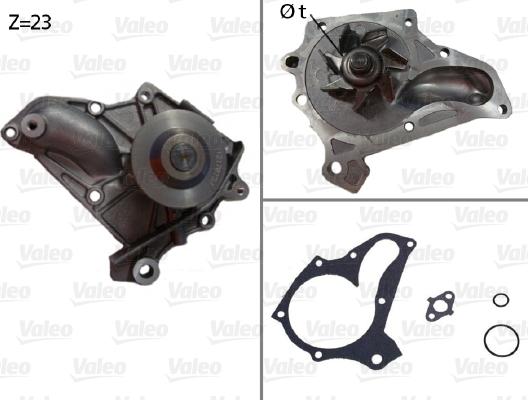 Valeo 506624 - Водна помпа vvparts.bg