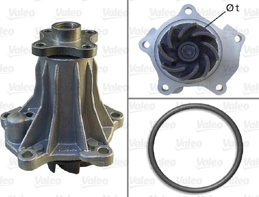 Valeo 506047 - Водна помпа vvparts.bg