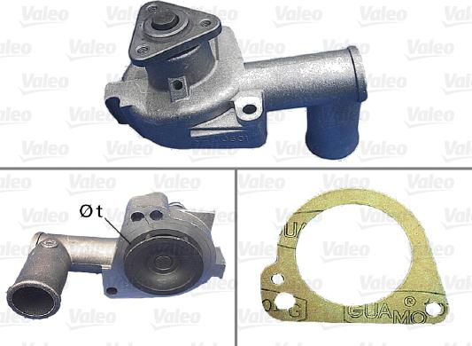 Valeo 506001 - Водна помпа vvparts.bg