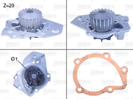 Valeo 506011 - Водна помпа vvparts.bg