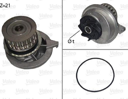 Valeo 506080 - Водна помпа vvparts.bg