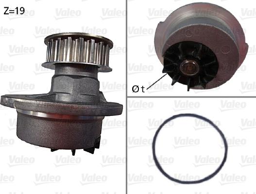 Valeo 506030 - Водна помпа vvparts.bg