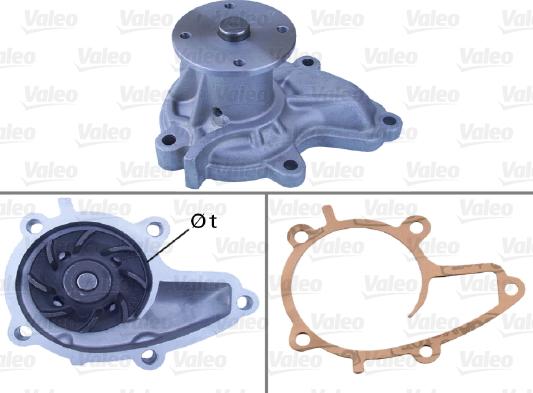 Valeo 506037 - Водна помпа vvparts.bg