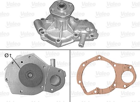 Valeo 506074 - Водна помпа vvparts.bg