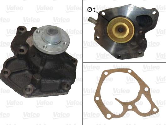 Valeo 506166 - Водна помпа vvparts.bg