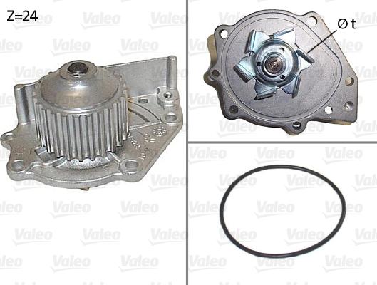 Valeo 506114 - Водна помпа vvparts.bg