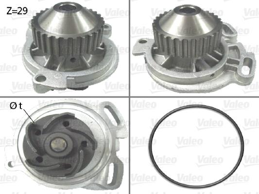 Valeo 506132 - Водна помпа vvparts.bg