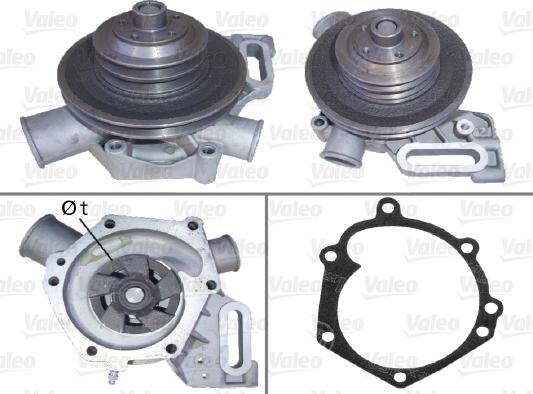 Valeo 506178 - Водна помпа vvparts.bg