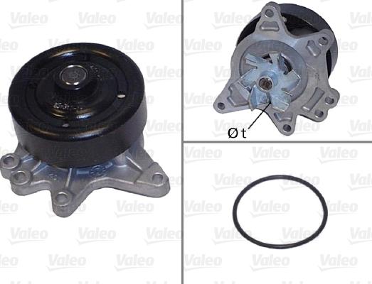 Valeo 506844 - Водна помпа vvparts.bg