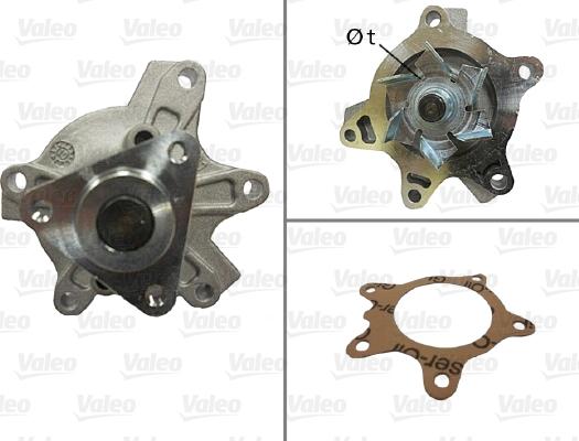 Valeo 506848 - Водна помпа vvparts.bg