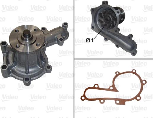 Valeo 506847 - Водна помпа vvparts.bg