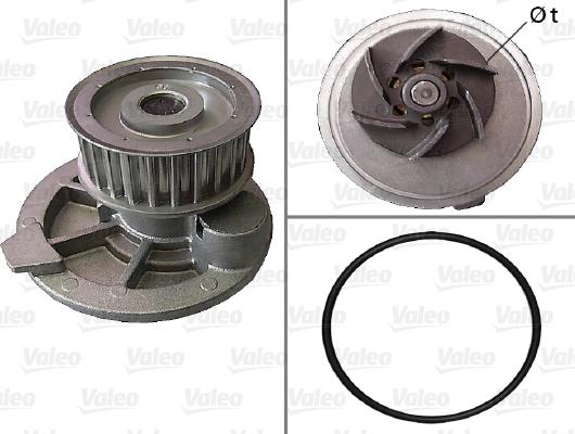 Valeo 506856 - Водна помпа vvparts.bg