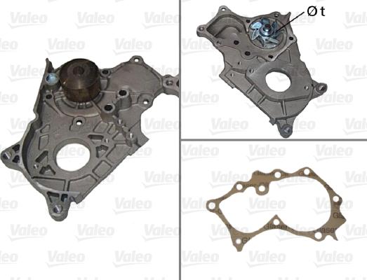 Valeo 506851 - Водна помпа vvparts.bg