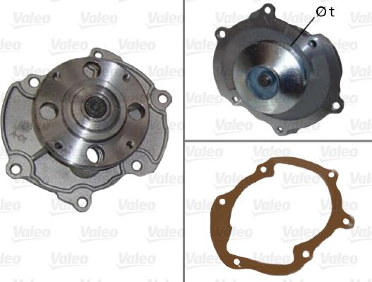 Valeo 506866 - Водна помпа vvparts.bg