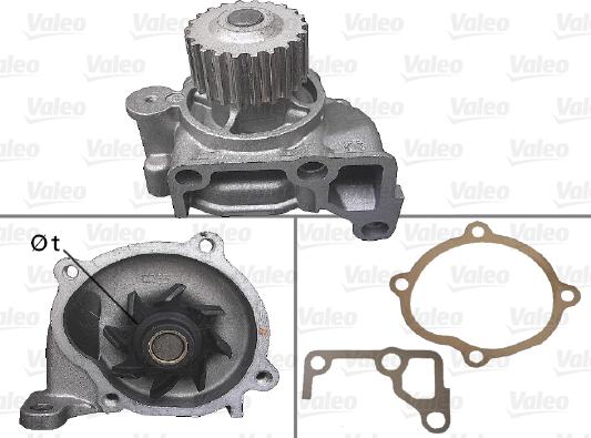 Valeo 506880 - Водна помпа vvparts.bg