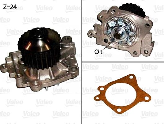 Valeo 506835 - Водна помпа vvparts.bg