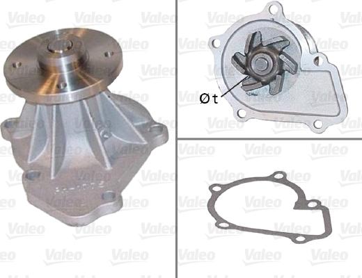 Valeo 506836 - Водна помпа vvparts.bg