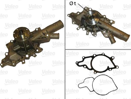 Valeo 506875 - Водна помпа vvparts.bg