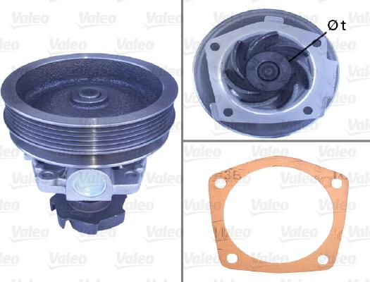 Valeo 506299 - Водна помпа vvparts.bg