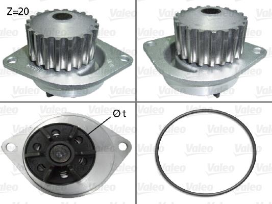 Valeo 506290 - Водна помпа vvparts.bg