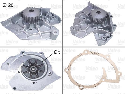 Valeo 506291 - Водна помпа vvparts.bg