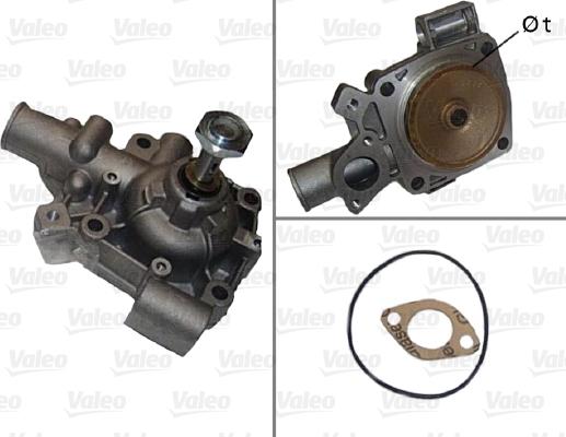 Valeo 506248 - Водна помпа vvparts.bg